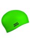 Adult Silicone Long Hair Cap, Green - 2
