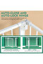 - Auto-Close Safety Baby Gate - 75-84cm + 10cm Extension Kit - 7