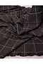 Ashy Black Gray Plaid Jacquard Interlock Fabric Soft and Stretchy Cardigan & Sweater Fabric Width: 140cm - 3