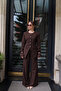 Back-Tie Jacket and Pants Set - 8