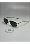 Botela V3 |   Sunglasses Frameless Geometric Black Glass |   Gold Sap Colored |   Uv400 |   56 Ekartman