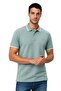 Ar-Ma Men's Polo Collar T-Shirt Unprinted Basic Knitted Fabric Regular Fit 100% Cotton 30/1 Double Collar Peny - 3
