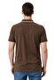 Ar-Ma Men's Polo Collar T-Shirt Without Print Basic Collar Zippered Regular Fit Double Collar Combed Cotton Pique Y3137 - 5