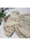 Girl's Lace Collared Shirt Dress - Cream - 2