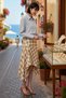 Women's Asymmetrical Cut Plaid Patterned Midi Skirt 100% Cotton Side Zipper Comfortable Fabric Casual Modern - 2