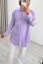 My Magazin Summer Tansel Fabric Daisy Embroidered Snap Button Hijab Shirt - 3