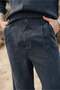 Black Tensel Fabric Men's Shirt and Trousers Set E7365 - 5