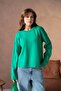 Women's Crew Neck Premium Yarn Knit Sweater - 2