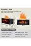 300ml Aroma Essential Oil Fireplace Diffuser Colorful Flame Diffuser Bonfire Fireplace Humidifier - 7