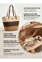 Women's Straw Bag Made from 100% Paper Fiber - 2