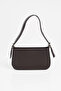Women's Floral Patterned Brown Shoulder Bag - 7