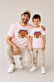 Father Son Combination Sold as a Single Item 100% Cotton Oversize T-Shirt Father's Day Gift