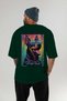 For Dog Lovers 15 Green Oversize T-Shirt with Dog Print on the Back 100% Cotton Unisex Dog Lover Premium Design - 5