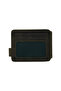 Men's Wallet Card Holder Genuine Leather Wallet Money Clip Double-Sided Use Gift |   Khaki Black Axis Reverse - 5