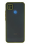 Zengemtr Redmi 9C Case Montreal Silicone Cover - (203135) Green