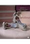 Girls' Silver Color Inside-Out Illustrated Little Thick-Heeled Evening Dress Princess Shoes - 7