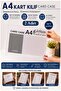 حاوية لافتات A4، قطعتان، مقاس 21 × 29.7 سم، حاوية تخزين مستندات قائمة الطعام، حاوية بلاستيكية شفافة عالية الجودة لحفظ المستندات