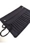 Navy Blue Denim Roll-Up Brush Pen Holder - 3