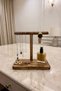 Wooden Jewelry Stand Makeup Organizer, Earring Holder, Jewelry Display, Necklace Hanger - 9