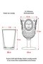 Acrylic Aquamarin 6-Piece Glass & Water Soft Drink Coffee Cup 450 ml (Not Glass) - 4