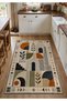Sdt Traditional Patterned Modern Woven Base Decorative Carpet Sdtamor2057 - 3