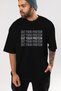 Eat Your Protein Oversize Front Printed Black T-Shirt 100% Cotton Streetwear Premium Comfortable Fit - 7