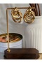Women's Steel Gold Color Multi Hoop Earrings