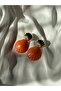 Gold Striped Seashell Earrings - 3