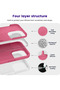 Silicone Case for iPhone 15 Pro 6.1" Hypoallergenic Comfortable Grip Enhanced Protection | WIDGETS MATRIX - 3