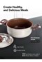 8-Piece Non-Stick Cookware Set Aluminum Pots And Pans Bakelite Handle Stainless Steel Lids PFOA Free - 3
