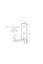 Metal Double Coach Hanger Furniture Hanger Black - 2