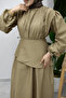 Sahra Mobile Belted Dress Tsd260237 Khaki - 4