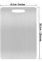 Heavy Duty 304 Stainless Steel Cutting Board for Kitchen, Ideal for Chopping, Slicing, Baking and Preparing Meat, Cheese, Vegetables and Fruits, 30.3 x 20.3cm - 2