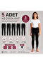 |   5' Advantage Pack Girls' Thermal Tights Winter Cotton (5Pcs) - 3