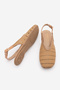 Women's Blunt Toe Hand Knitted Mary Jane Strappy Daily Ballerinas Zelna Taba - 8