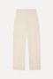 Women's Off-White Jacquard Wide Leg Knitted Trousers - 2