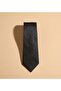Black Patterned Tie - 2
