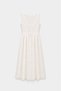 Women's Backless Embroidered Dress - Ecru - 5