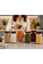 6-Piece Kitchen Food Storage Jar Set 3 Liter with Metal Lid - 2