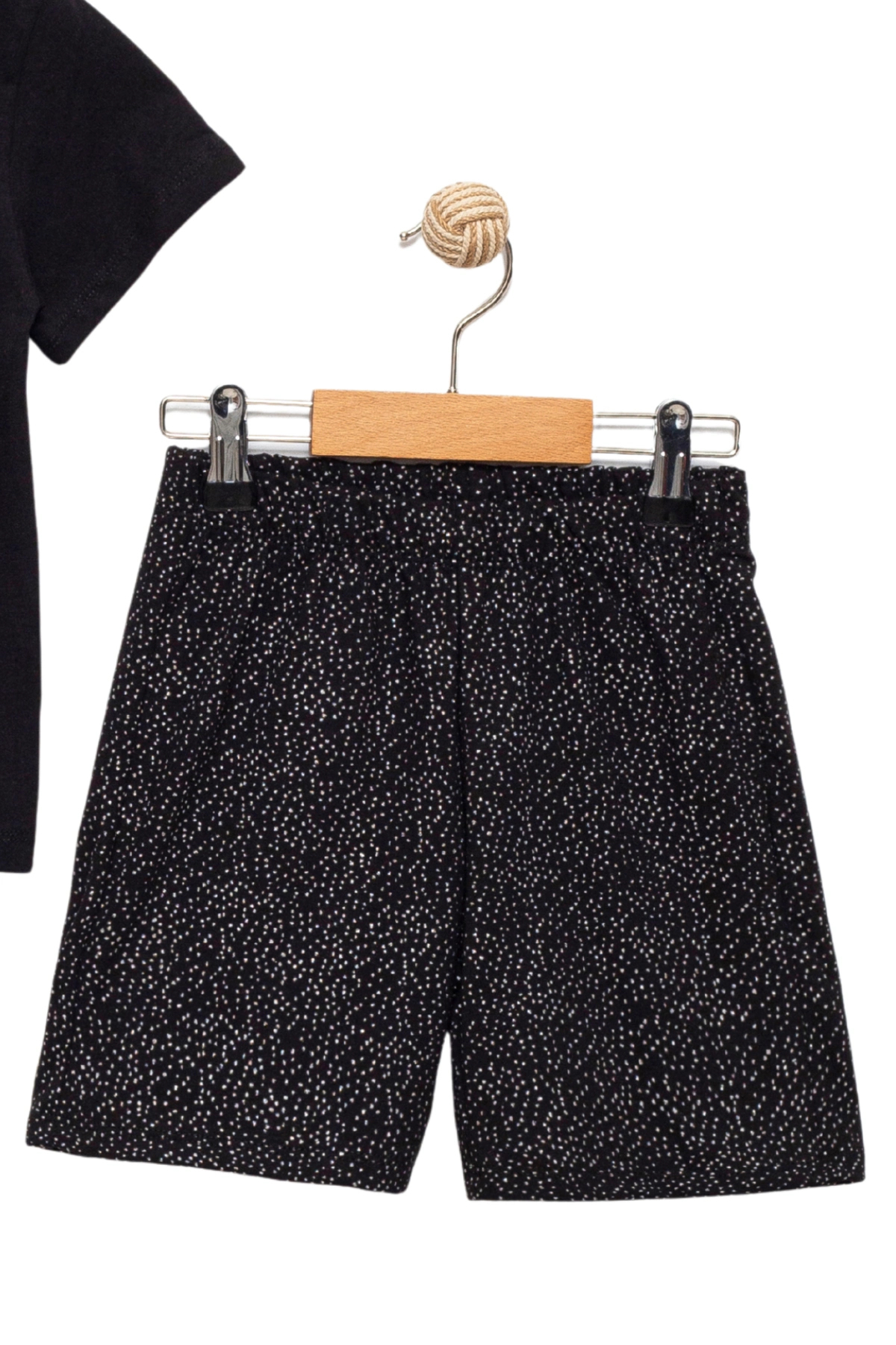 Girl's Lycra Shorts Set Baby & Kids Glittery Polka Dot Shorts Set |   2-10 Years Old Child - 5