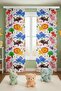 Fun Forest Patterned Children's Baby Room Background Curtain (Single Wing Pricing)