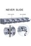 Broom and Mop Holder Wall Mount Self Adhesive Cleaning Supplies Organizer Heavy Duty Broom Hanger Tool Rack for Home Kitchen Bathroom - 3