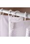 Waffle Textured Shower Curtain 180cm X 180 Cm -white