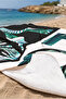 Love Written Tropical Leaf Beach Towel-Modern Pink Marine Pool Sea Quick-Drying Cover Towel - 5