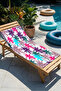 Palm Tropical Beach Towel - Marine Modern Colorful Pool Sea Quick Drying Microfiber Towel - 7