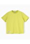 DARK SOIL | Oversized Basic T-shirt in Cotton Limegreen