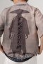 Samurai Apaş Collar Short Sleeve Oversize Shirt - 4
