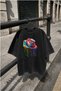 Modex Washed Oversize Unisex T-Shirt Washed Vintage Street Style Street Fashion Cotton Comfortable Fit Daily Wear T-Shirt