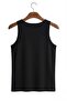3 Pieces Black 100% Cotton Combed Cotton Classic Cut Men's Undershirt - Anti-Sweat Underwear - 5