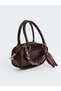 I Leather-Look Women with Scarf Accessories from Freezen Store Shoulder Bag - 2